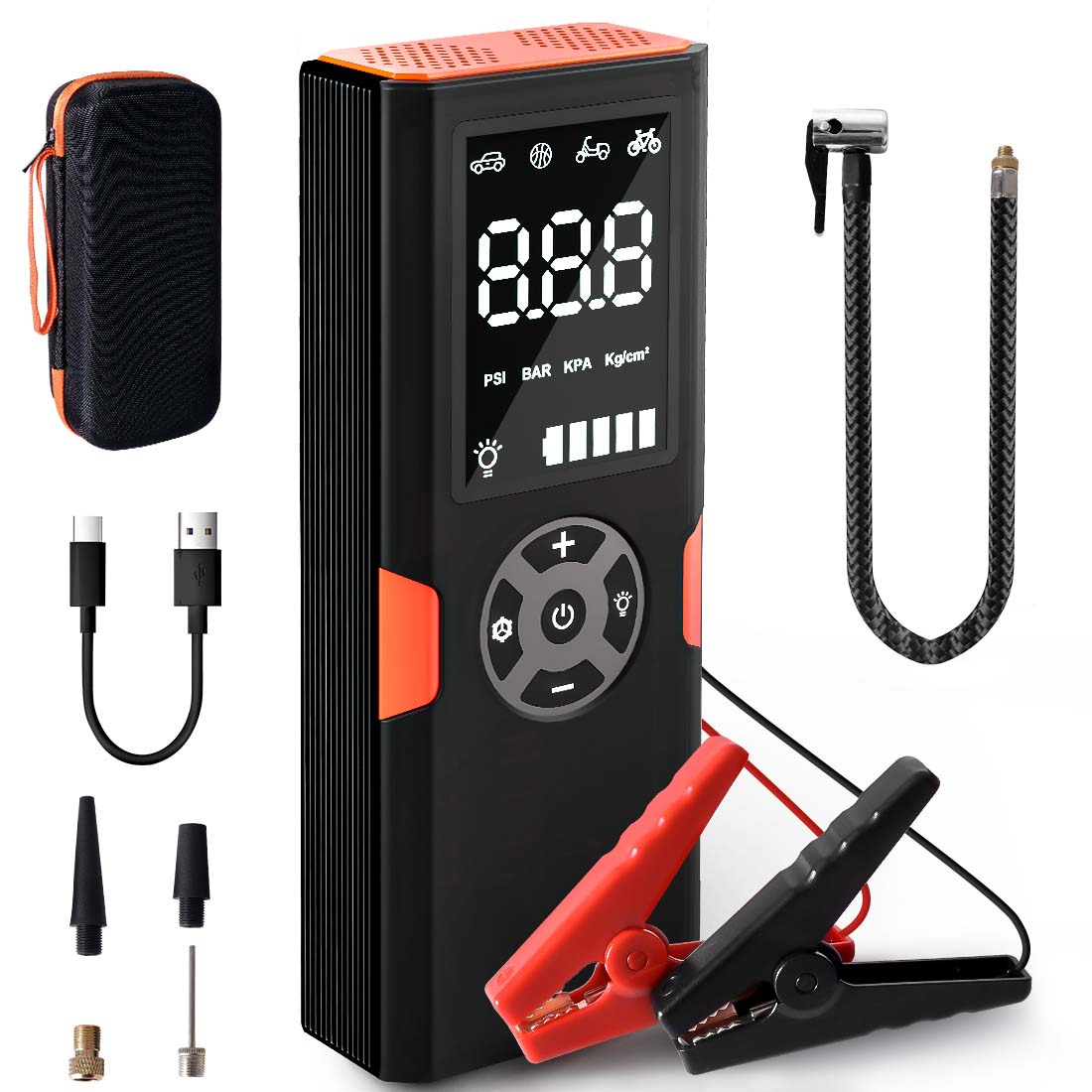 Cordless Inflator For Car Bike Ball - STOCK ue sans fil Portable gonfleur