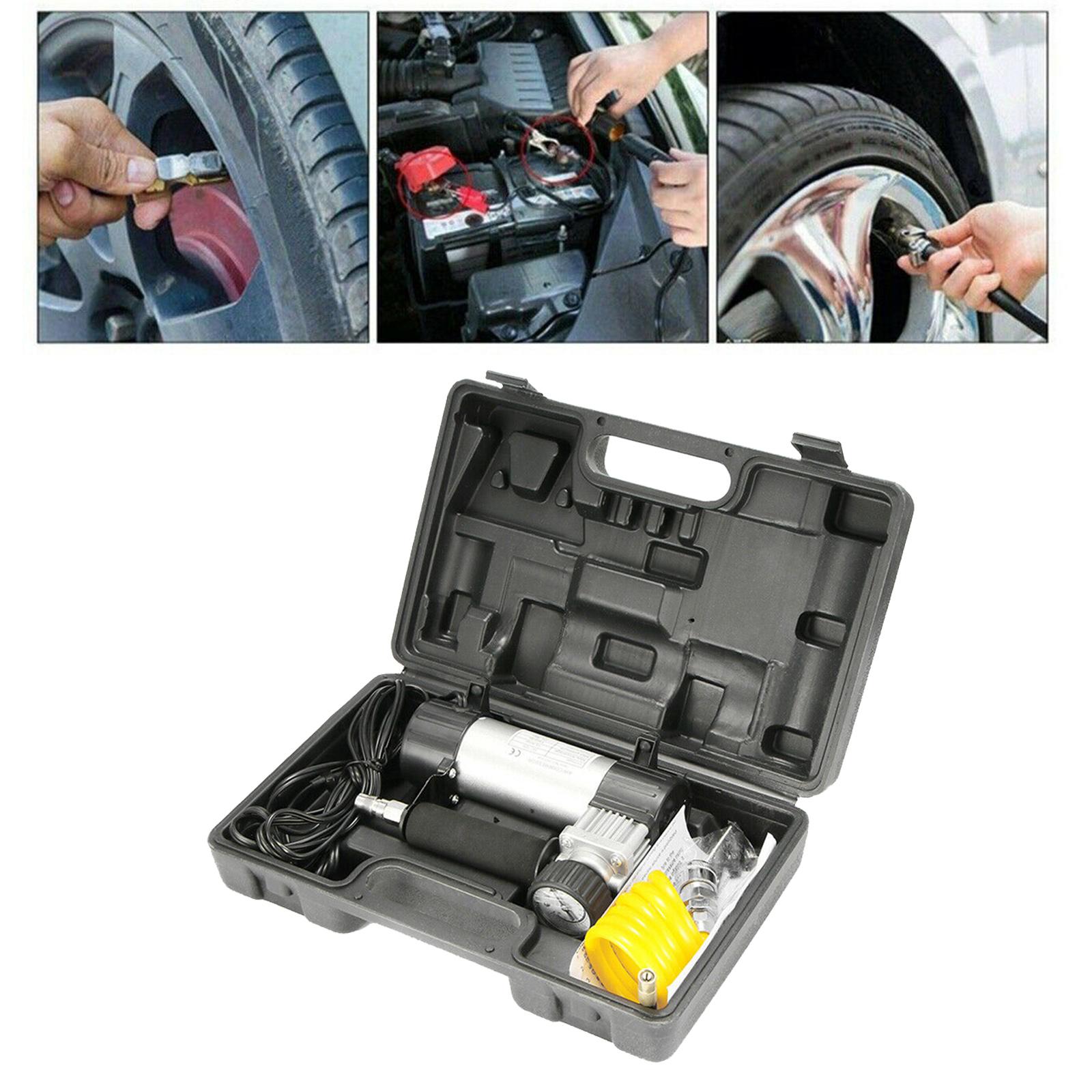 Portable Air Compressor 12V Digital - Compresseur d'air portable pour pneus, pompe