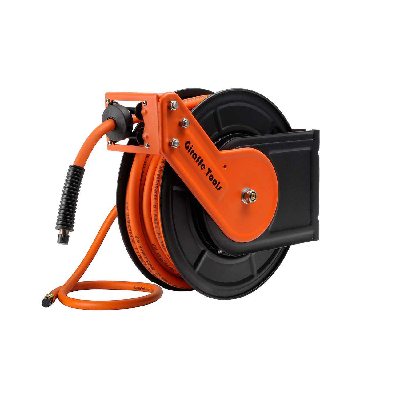 Air Compressor 300Psi Heavy Duty - Enrouleur de tuyau d'air rétractable Giraffe