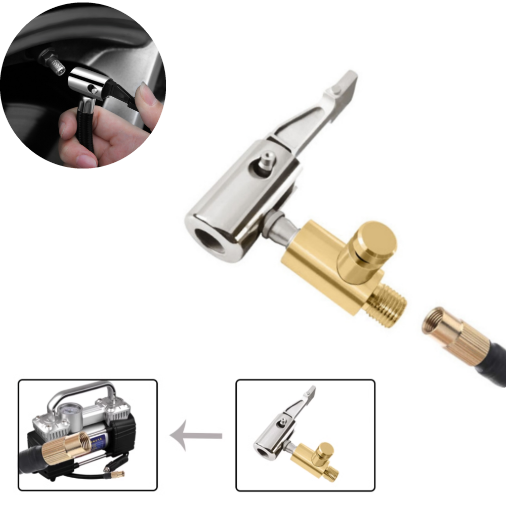 Tire Inflator Nozzle Kit - Pince de buse de pneu de