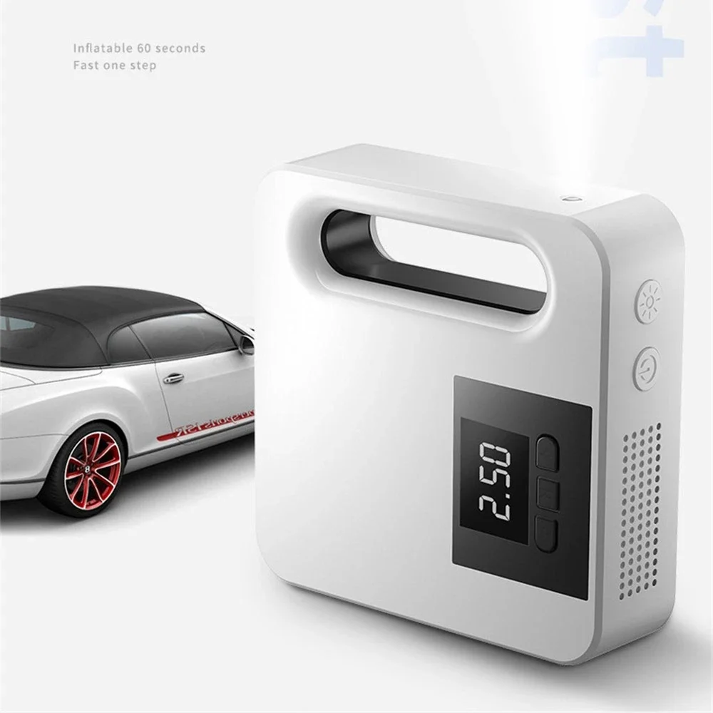 Portable Air Compressor 12V Digital - Pompe à air électrique portable pour