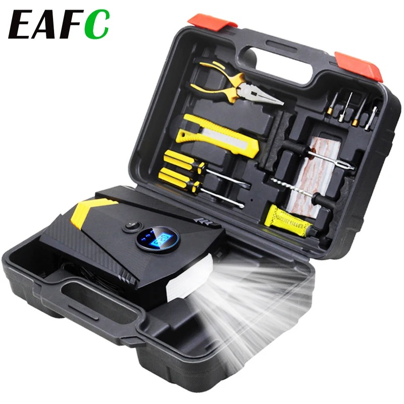 Tire Inflator Dual Cylinder - EADavid-Pompe de compresseur d'air portable pour