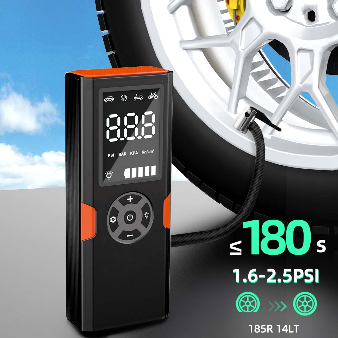 STOCK ue sans fil Portable gon - Cordless Inflator For Car Bike Ball avis et prix