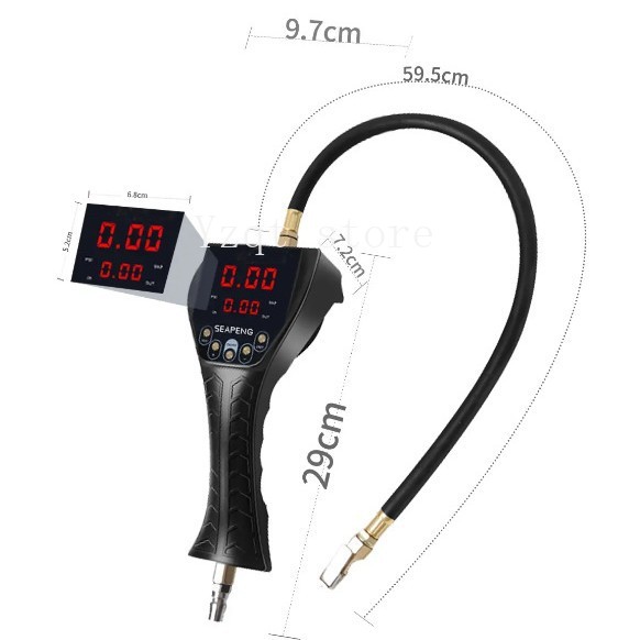Manomètre numérique de pressio - Digital Tire Pressure Gauge Rechargeable avis et prix
