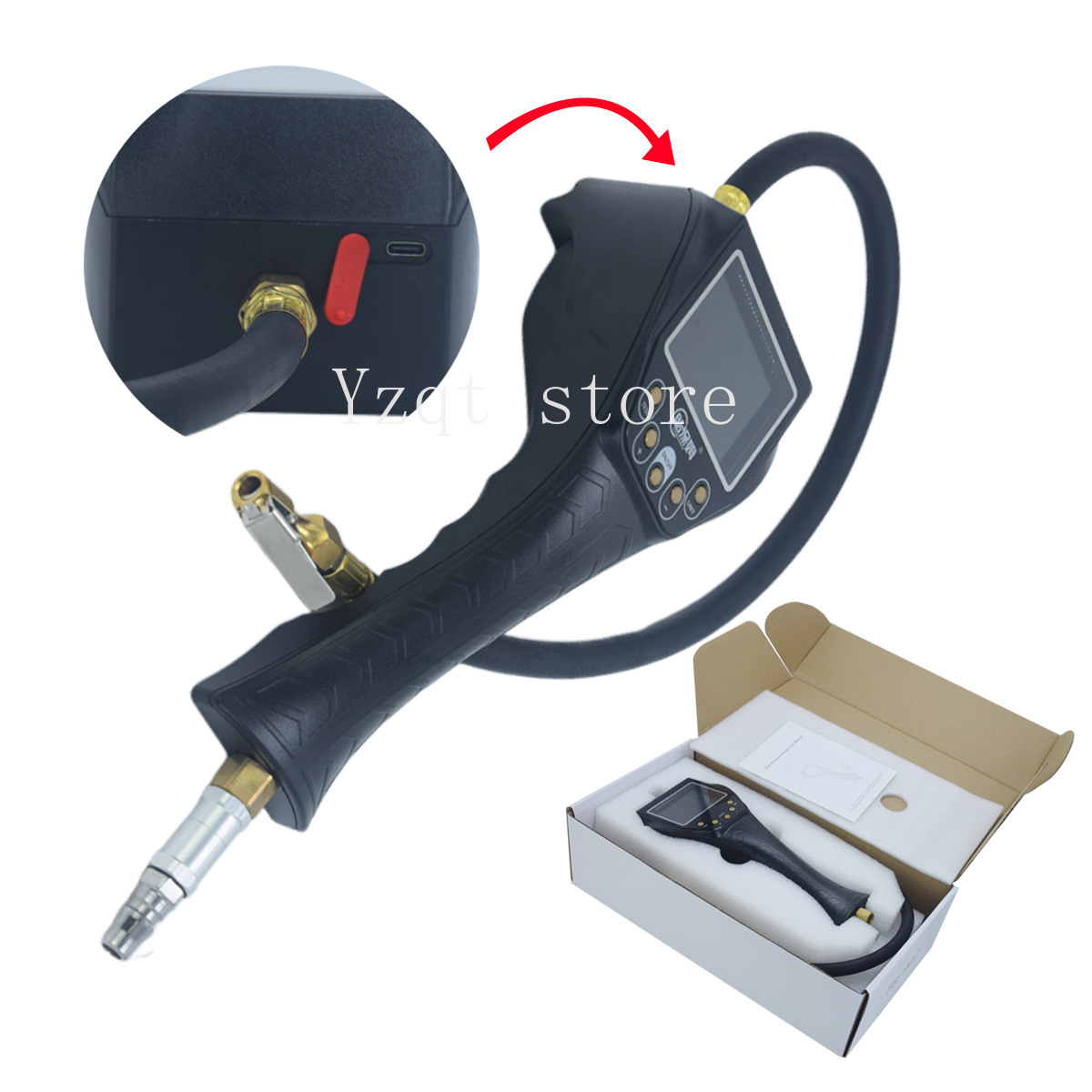 Manomètre numérique de pressio - Digital Tire Pressure Gauge Rechargeable avis et prix