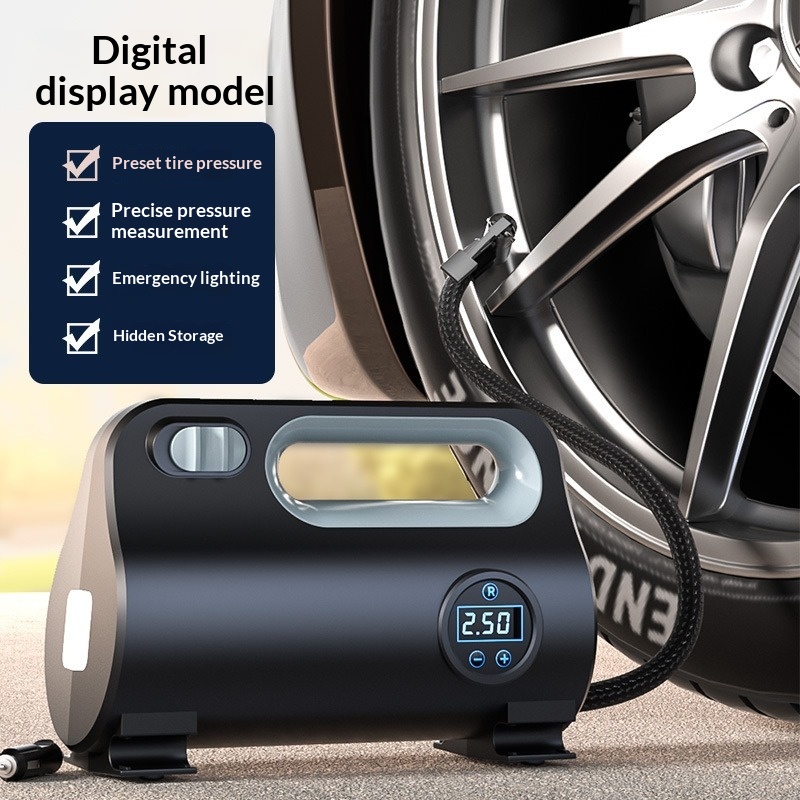 Compresseur d'air numérique po - Portable Air Compressor 12V Digital avis et prix