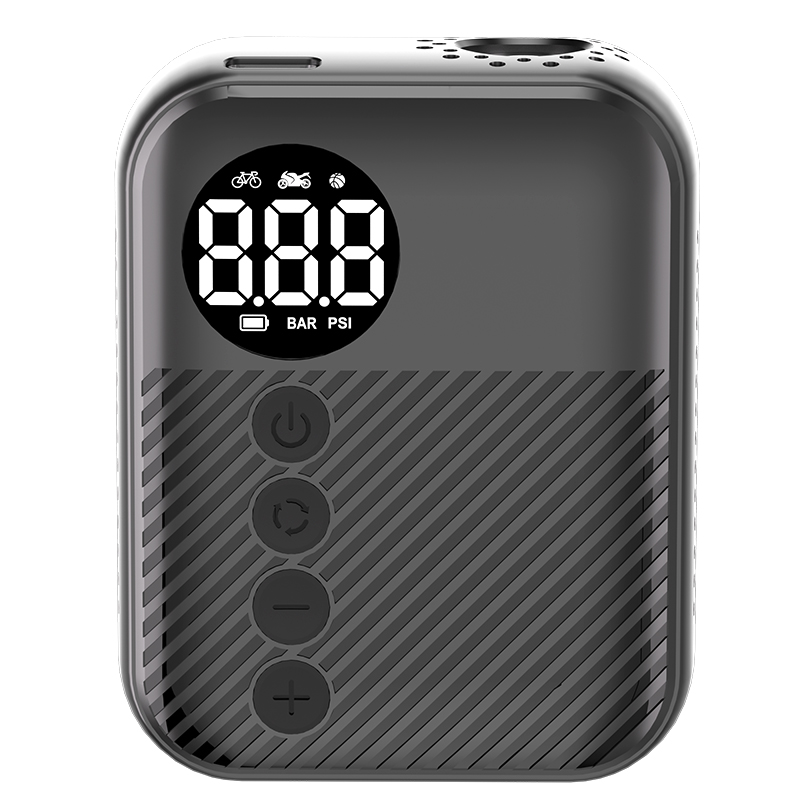 Gonfleur de pneus portable, mi - Tire Inflator With Pressure Gauge Auto Stop avis et prix