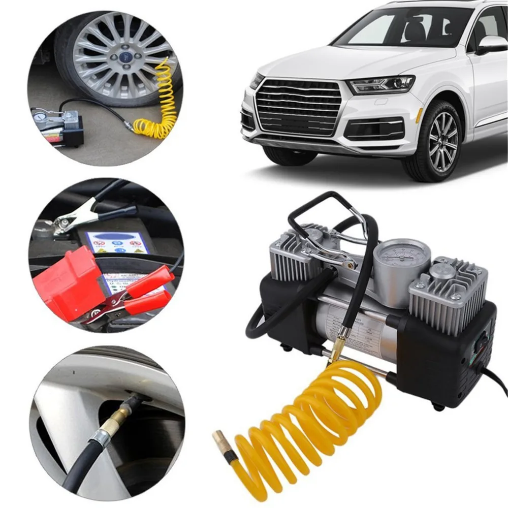 Compresseur d'air de voiture 1 - Tire Inflator Dual Cylinder avis et prix