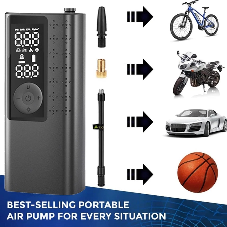 Compresseur d'air portable num - Portable Air Compressor 12V Digital avis et prix