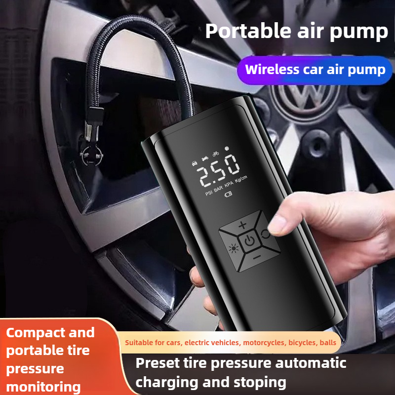 Pompe à air sans fil 120W pour - Portable Air Compressor 12V Digital avis et prix