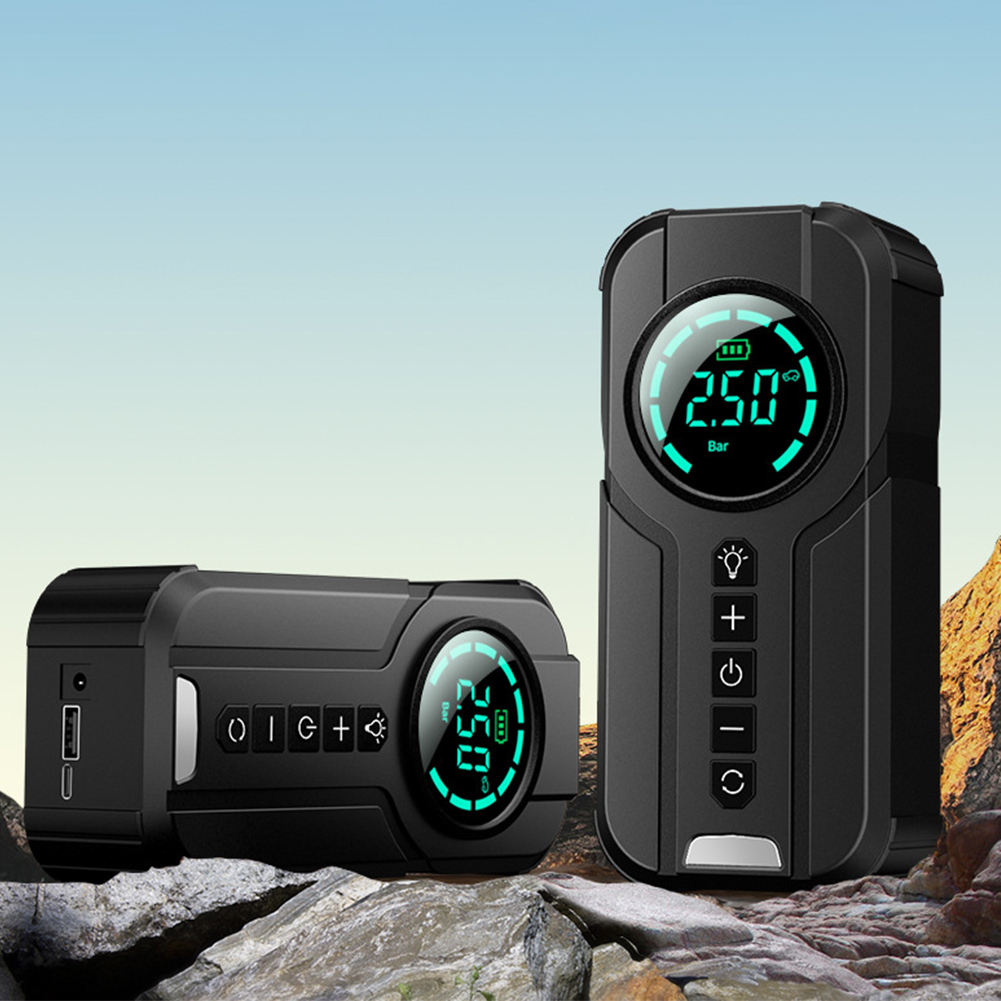 Pompe à air électrique avec éc - Portable Air Compressor 12V Digital avis et prix