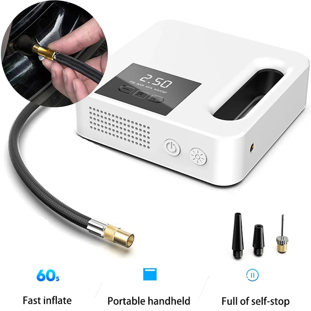 Pompe à air électrique portabl - Portable Air Compressor 12V Digital avis et prix