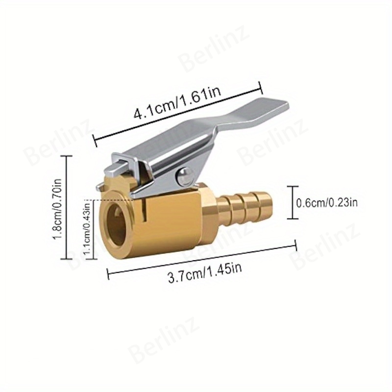Pince à air en laiton avec pin - Tire Inflator Nozzle Kit avis et prix
