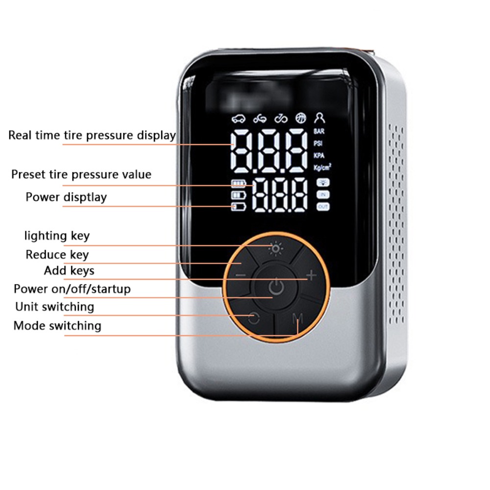 Compresseur d'air portable san - Cordless Tire Inflator 150Psi avis et prix