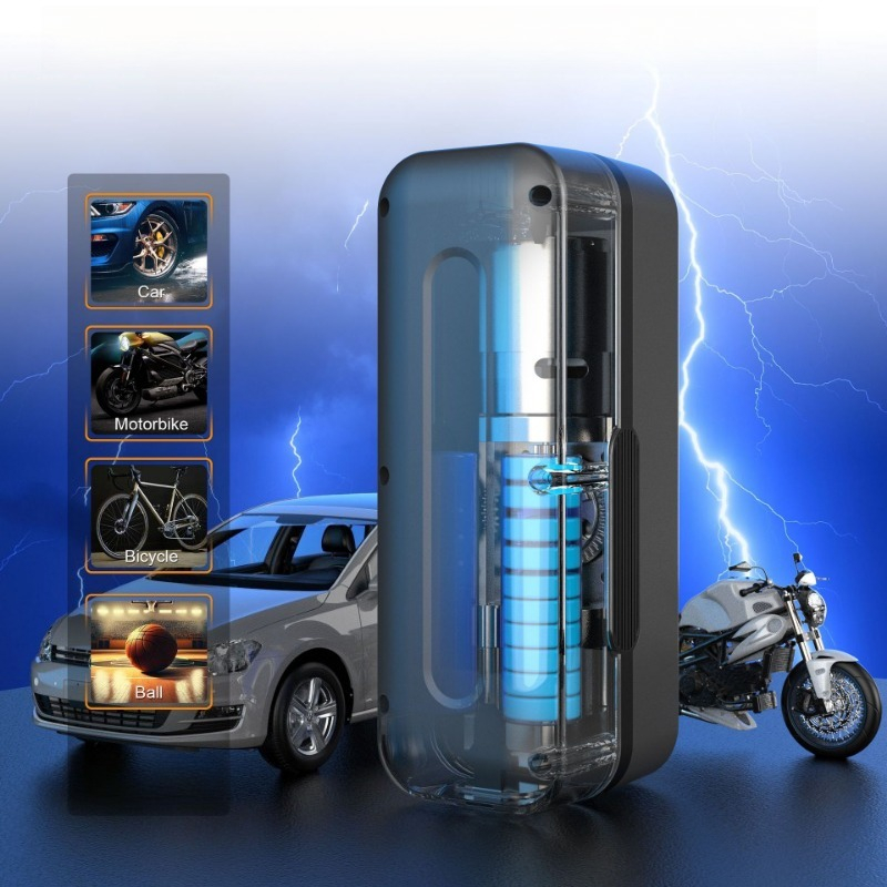 Gonfleur de pneus numérique 12 - Portable Air Compressor 12V Digital avis et prix