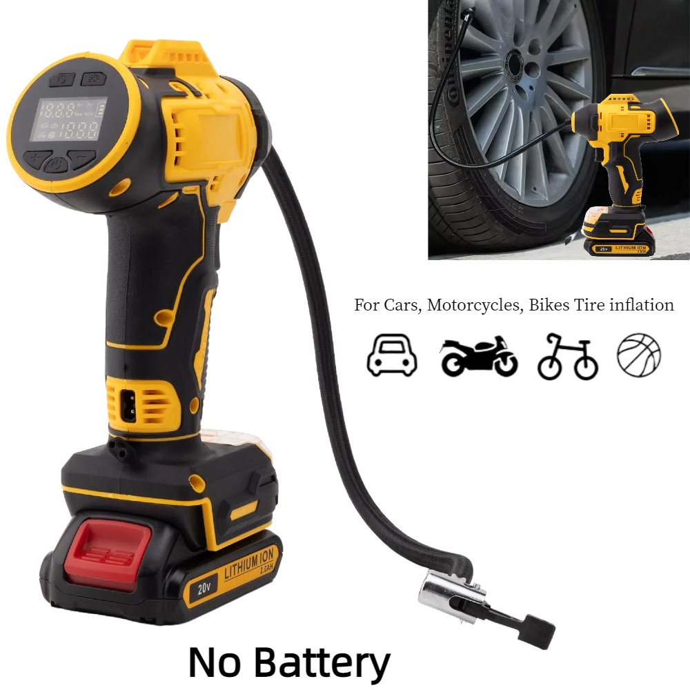 Compresseur d'air sans fil pou - Cordless Air Pump 20V Battery avis et prix