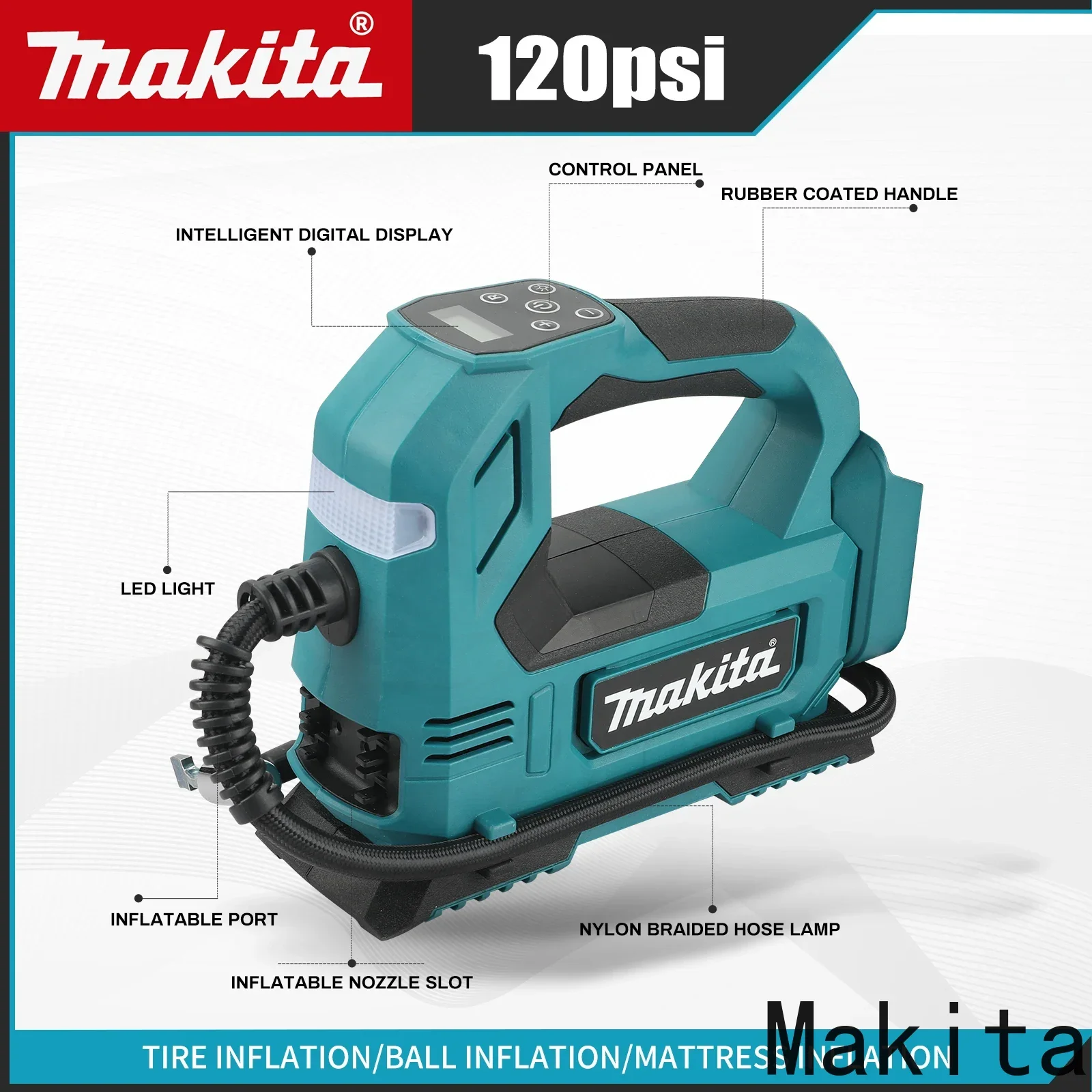 Makita DYS59 – gonfleur automa - Cordless Tire Inflator 150Psi avis et prix