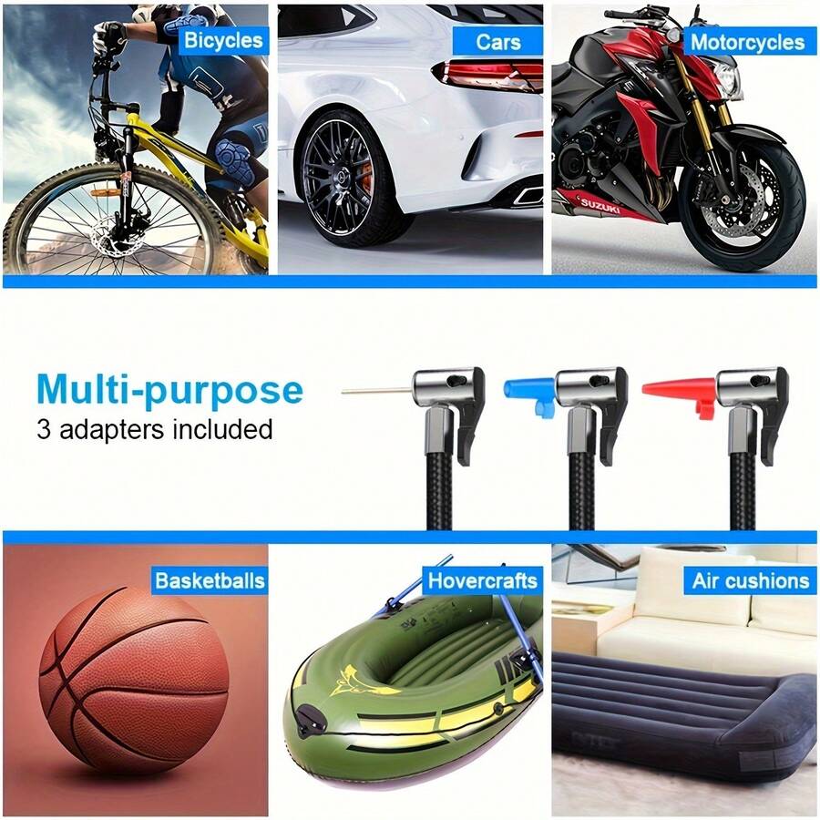 Compresseur d'air numérique sa - Cordless Inflator For Car Bike Ball avis et prix