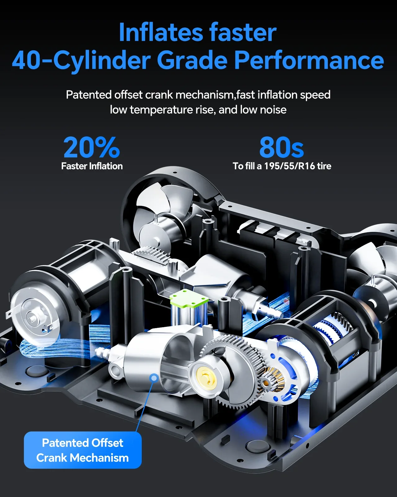 Gonfleur de pneus double cylin - Tire Inflator Dual Cylinder avis et prix