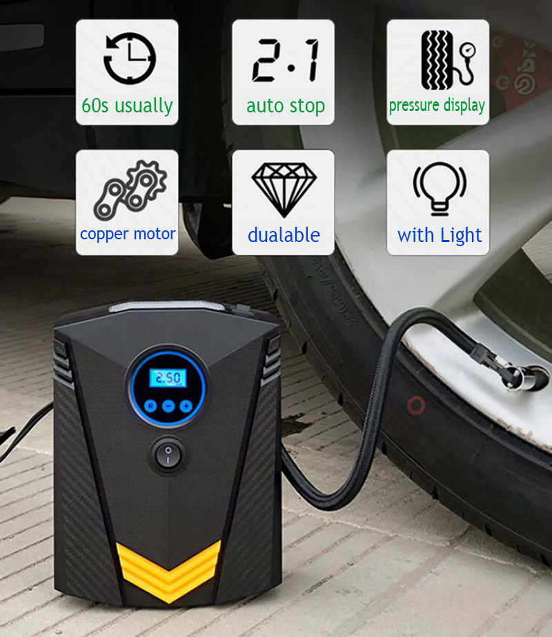 EADavid-Pompe de compresseur d - Tire Inflator Dual Cylinder avis et prix