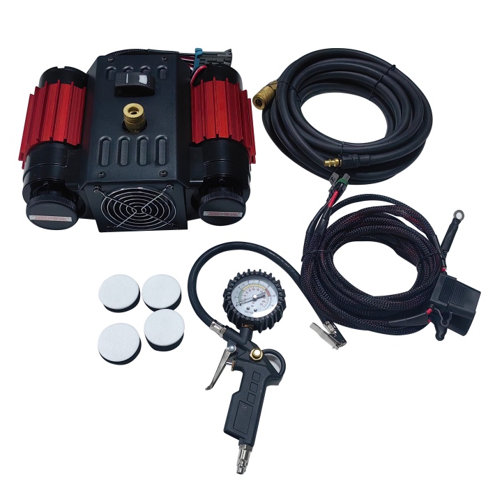 Compresseur d'air double 12V C - Car Tire Inflator 4X4 Offroad avis et prix
