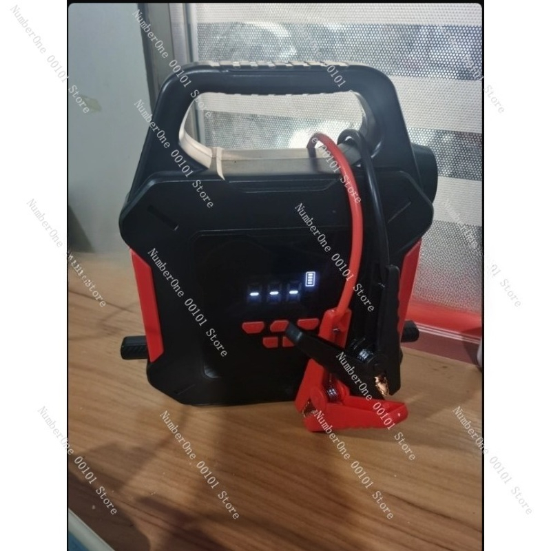 Démarreur de voiture d'urgence - Portable Air Compressor Jump Starter Combo avis et prix