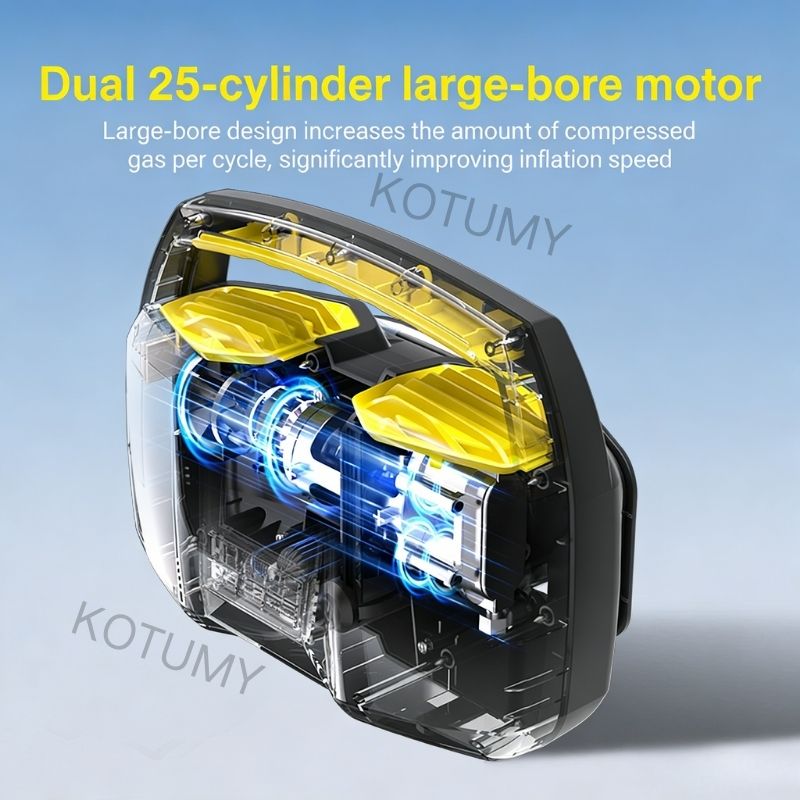 Gonfleur de pneus pour SUV tou - Tire Inflator Dual Cylinder avis et prix
