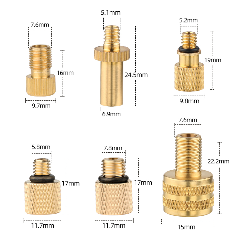 Adaptateur de valve de pneu 12 - Tire Inflator Nozzle Kit avis et prix